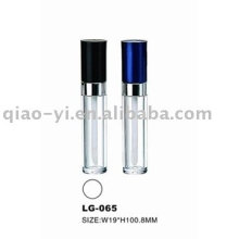 LG-065 Botella redonda de brillo labial de plástico